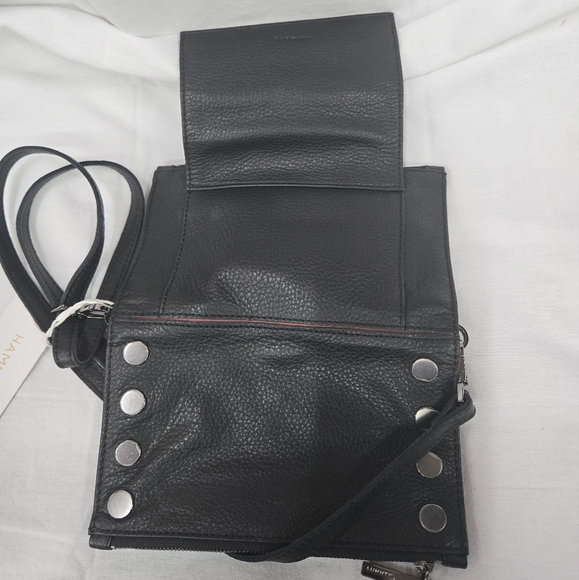 Hammitt Levy Wallet/Crossbody Black and Gunmetal - Picture 12 of 16